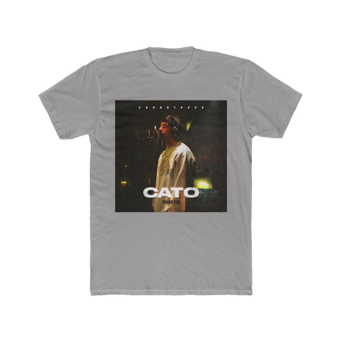 Tiago PZK - CATO SOUNDTRACK album 2021 T Shirt - alternate angle 2, merchandise